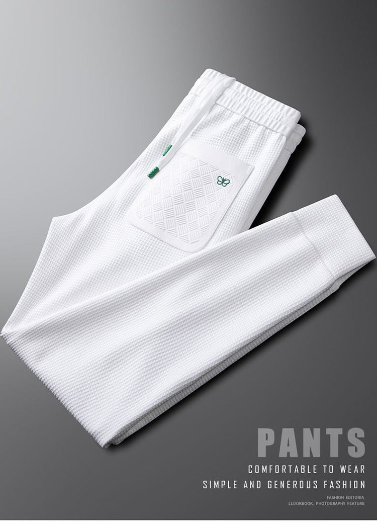 Hochwertige Sporthose Neue Waffelhose Hosen Custom Hose Jogginghose | Q02 