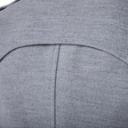 Herren Zweireihiger Wollmantel Mittellang Schmaler Trenchcoat | 3013 