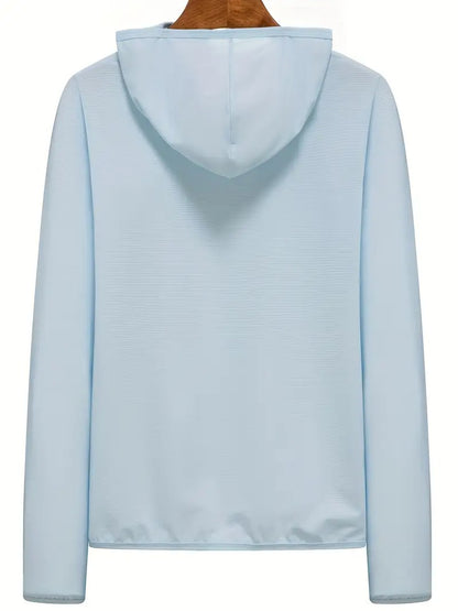 Leichter UV-Sonnenhoodie für Herren – Eisseide, schnelltrocknend und atmungsaktiv für den Sommer – Sportbekleidung zum Angeln, Radfahren und Wandern | 1999