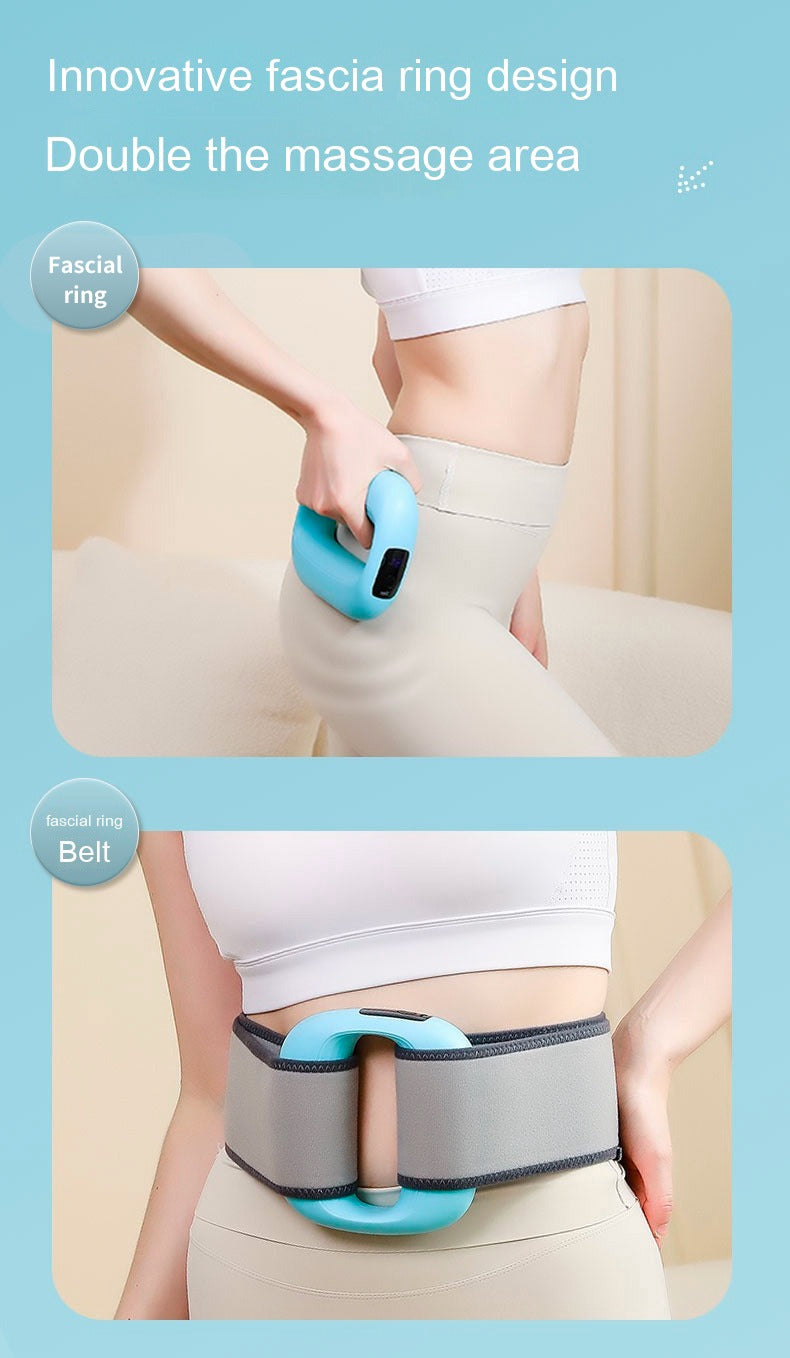 Neues Taillen-Rückenmassagegerät, Ganzkörper-Schlankheitsmassagegerät, Vibrationsgürtel, Massagering | J15A 