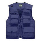 Herren Multi Taschen Cargo Weste Angeln Pullover Für Klettern Camping Wandern Sommer Weste Top 