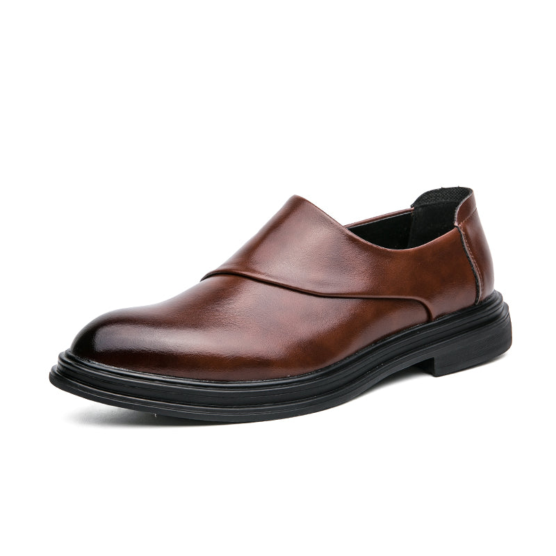 Herren Business-Loafer mit spitzer Zehenpartie und Reißverschluss, edel, gutaussehend, formelle Abendschuhe | 7823 