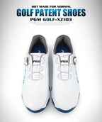 Premium PGM Men's Golf Shoes | Rotating Lace System | Waterproof & Breathable Anti-Slip Athletic Footwear