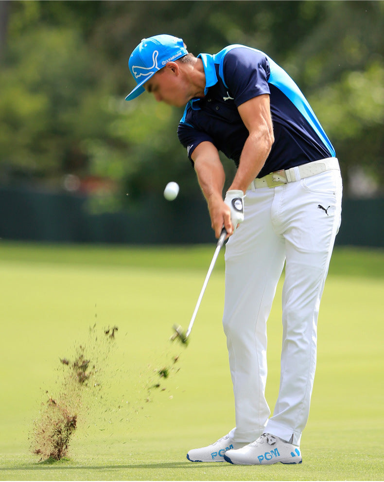 Premium PGM Men's Golf Shoes | Rotating Lace System | Waterproof & Breathable Anti-Slip Athletic Footwear