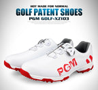 Premium PGM Men's Golf Shoes | Rotating Lace System | Waterproof & Breathable Anti-Slip Athletic Footwear