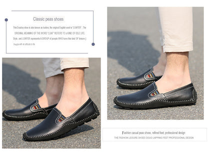 Mocassins à enfiler urbains chics cousus à la main pour hommes | Chaussures de marche | 9898 