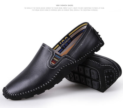 Mocassins à enfiler urbains chics cousus à la main pour hommes | Chaussures de marche | 9898 