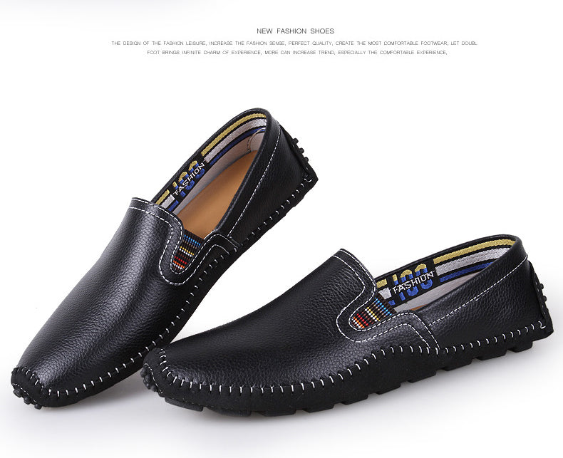 Mocassins à enfiler urbains chics cousus à la main pour hommes | Chaussures de marche | 9898 