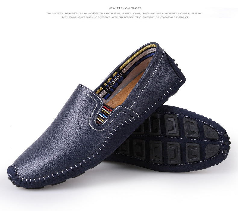 Mocassins à enfiler urbains chics cousus à la main pour hommes | Chaussures de marche | 9898 