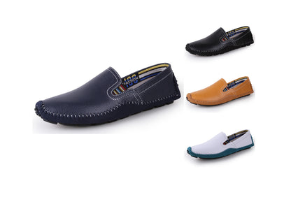 Mocassins à enfiler urbains chics cousus à la main pour hommes | Chaussures de marche | 9898 