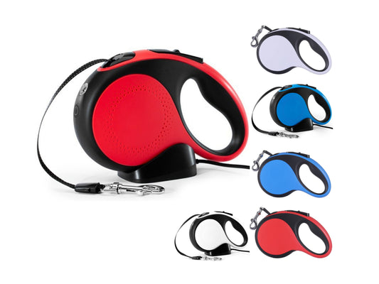 Laisse pour chien Fournitures pour animaux de compagnie Laisse de dressage de promenade pour chien rétractable antidérapante de luxe avec lumière LED | DL-058 