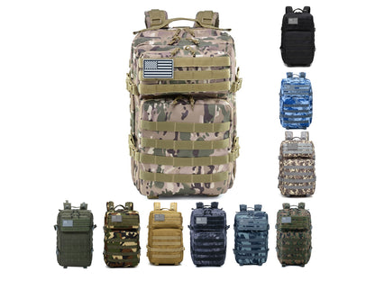 Nuovo zaino tattico Oxford con zaino portatile Molle da 45 litri, di tendenza, da viaggio in montagna | 