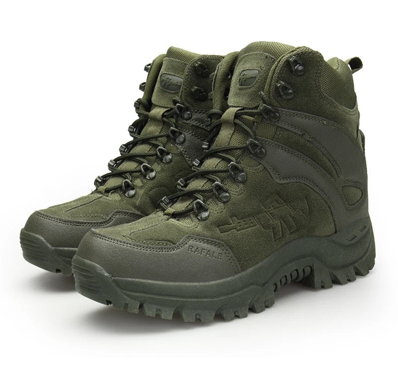 Hohe Mil-Com-Stiefel mit seitlichem Reißverschluss | Armee-Sicherheitsschuhe | A09