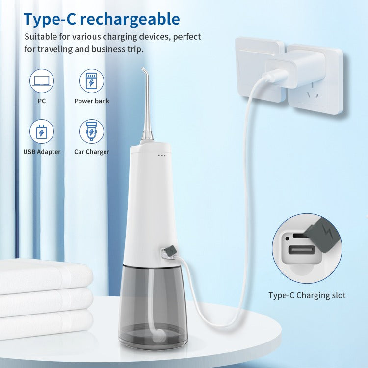 Waterproof Rechargeable Cordless Electric Portable Jet Teeth Cleaning Dental Oral Irrigator Water Flosser |