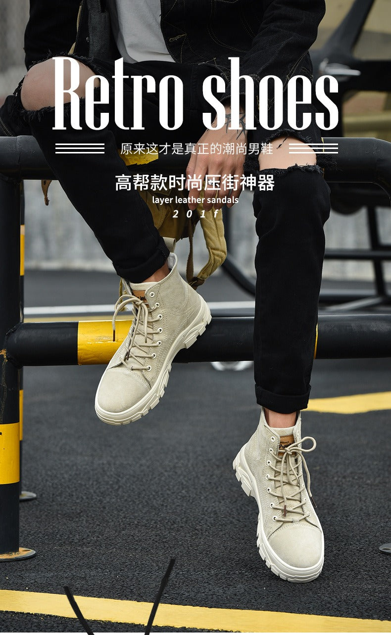 Herren Martin Boots – High-Top Retro British Style Winter Trendy Schuhe | 8909 