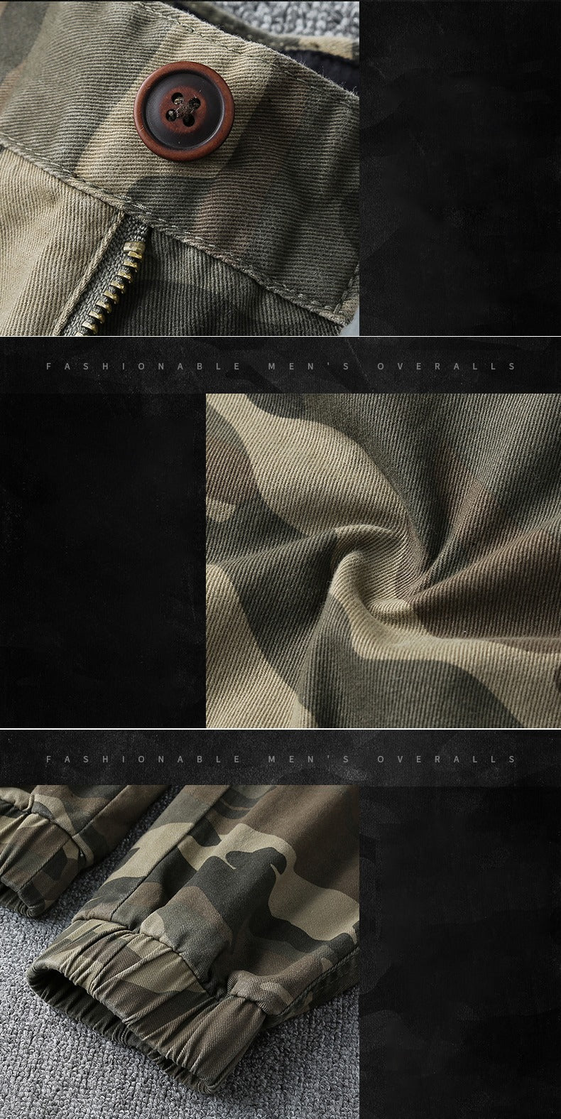 Hochwertige Herren Casual Camouflage Hose Lockere &amp; Verschleißfeste Hose | 211