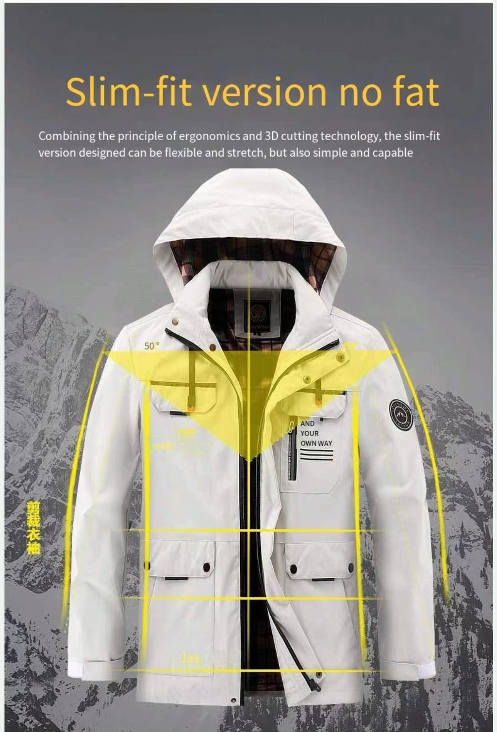 Winterjacke mit Kapuze, lässig, warm, dick, Windjacke mit Kapuze | 8889 