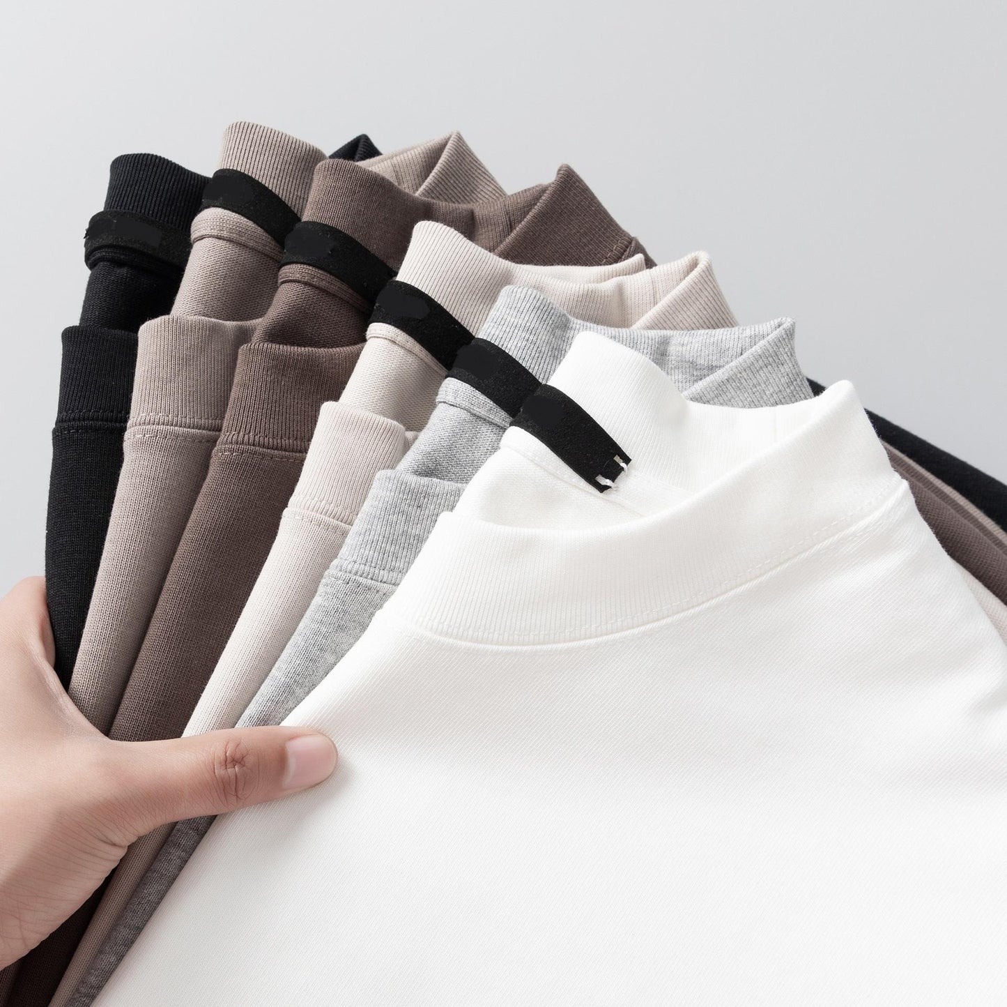 Schweres Baumwoll-T-Shirt für Herren – Sommerliche, lässige, lockere Passform, einfarbig, kurze Ärmel | BT1014 