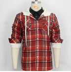 Hochwertiger leichter Flanell-Hoodie für Herren – Stilvolle Hemdjacke aus Baumwolle für lässigen Komfort | SY0093 