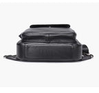 Premium Umhängetasche aus echtem Rindsleder für stilvolles und funktionales Tragen | 7589 