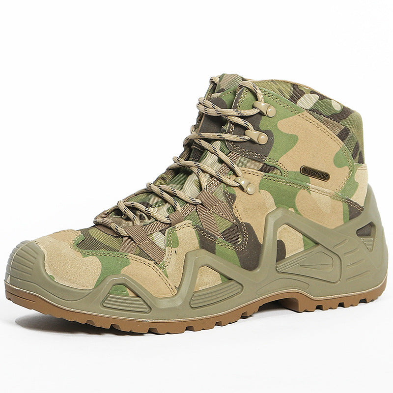 JLXY Tactical Desert Combat Boots | Waterproof Insulated Winter Hiking Boots | High-Top Outdoor Military Footwear | LW