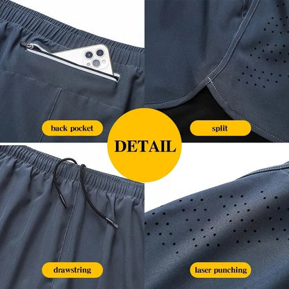 Men's Running Shorts Quick Drying Breathable Active Training Exercise Shorts |  DK22001