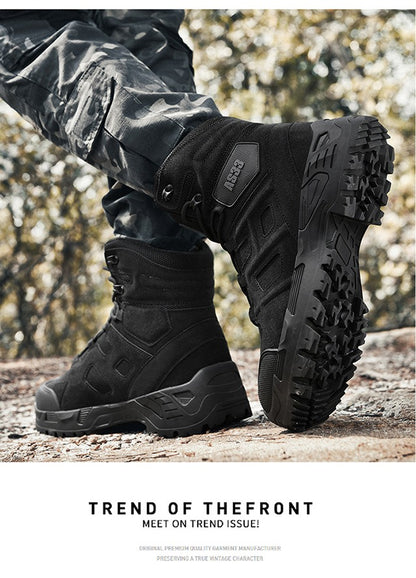 Bottes de randonnée imperméables pour hommes, bottes de combat militaires tactiques respirantes pour le désert | 307 