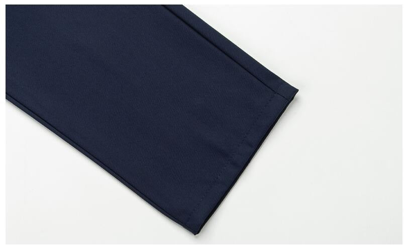 Lässiger Business-Anzug für Herren mit Stehkragen, einfarbig, einreihiger Zhongshan-Zweiteiler | 203 