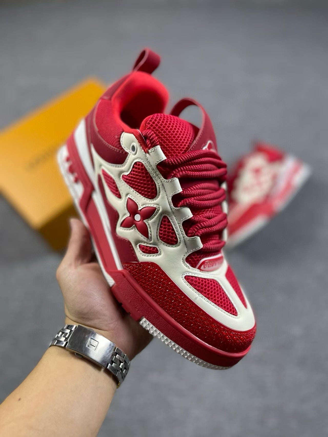 Unisex Donut Thick-Soled Dad Sneakers | Height-Increasing Chunky Trainers | Fashion Casual Lace-Up Sports Shoes | 12124