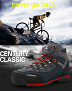 Hochwertige Wanderstiefel, rutschfest, atmungsaktiv, zum Schnüren, hohe Stiefel für Outdoor-Klettern und Trekking | 8037