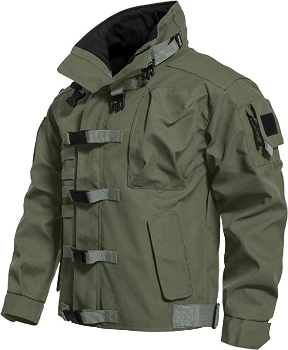 Hochwertige Militärjacke für den Außenbereich, taktisch, wasserdicht, für Herren, Storm Trooper-Oberteile, Outwear, Übergröße, Mantel | JK01 