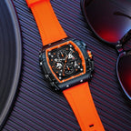 Herren Luxus Top Marke Quarz Sport Uhren Silikon Armband Chronograph Armbanduhren | MF0399G 