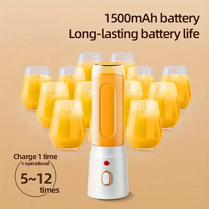 Tragbarer elektrischer Entsafter, wiederaufladbar über USB, multifunktionaler Mixer, Extraktor für Zuhause | 280187 