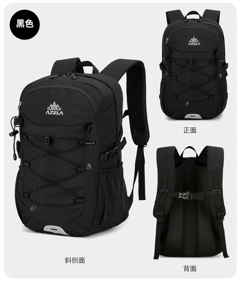 AZELA Ultraleichter Outdoor-Rucksack – Wander-, Rad- &amp; Trekkingrucksack mit erweiterbarem Stauraum | A1325 