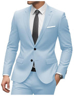 3-teiliger Herrenanzug mit Kragen für Hochzeitsfeiern und formelle Smokings, Jacke mit Hose, Weste, Anzug-Sets | 701 