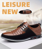 Herren-Derby-Schuhe im britischen Stil mit Karomuster, rutschfeste Leder-Loafer, Mokassins, Hochzeitsschuhe |