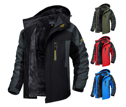 Men's Winter Ski Jacket Outdoor Hiking Snowboarding Camping Warm Fleece Heating Windbreaker Jacket | 828