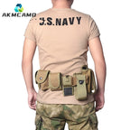 10-in-1 Taktischer Mehrzweckgürtel mit abnehmbaren Taschen – Sicherheit &amp; Airsoft | AKM-007 