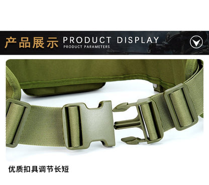 Taktischer Outdoor-Gürtel mit Gurtzeug – Multifunktionale Militär-Hüfttasche | AKM-106