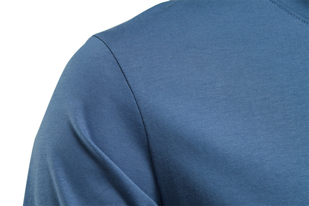 Herren Oversize Langarm T-Shirt – Lässiges Streetwear Baumwoll-Rundhals-Oberteil für den Alltagsstil | AX601 