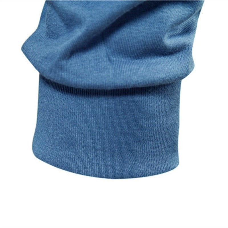 Herren Oversize Langarm T-Shirt – Lässiges Streetwear Baumwoll-Rundhals-Oberteil für den Alltagsstil | AX601 