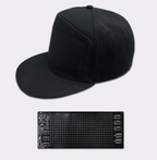 App-gesteuerte LED-Kappe Bluetooth Vollfarbdisplay Nachricht Wiederaufladbarer Hut Cooles Partykostüm | HMZ-005