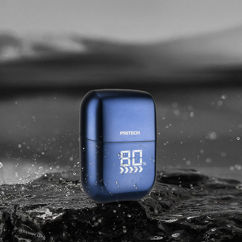 Pritech Tragbarer Mini-Elektrorasierer, wiederaufladbar über USB, wasserdicht, im Taschenformat für Reisende | RSM-2289 