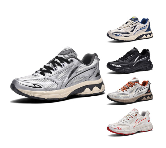 Herren Retro Sport Sneakers – Leichte atmungsaktive Sneaker mit gepolsterter Sohle | A98