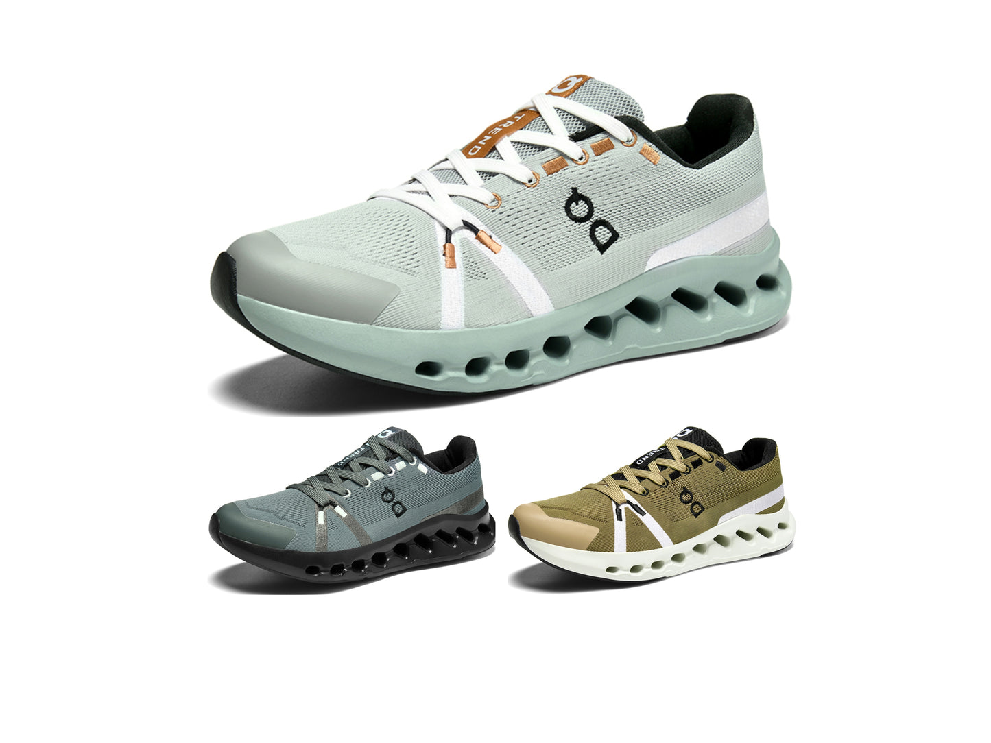 Stylische, gepolsterte Laufschuhe für Herren – Leichte, stoßdämpfende Turnschuhe mit rutschfester Sohle | 9922