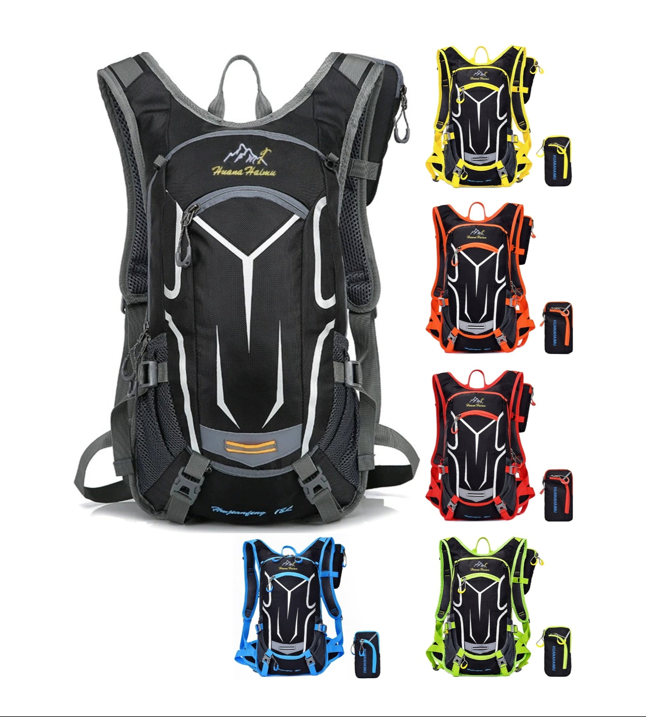 Unisex Vanaheimr 20L wasserdichter Outdoor-Rucksack – Leichter Tagesrucksack zum Radfahren und Wandern | 1516 