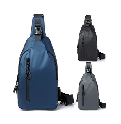 OMASKA Herren Crossbody Sling – Leichte Oxford Brusttasche | 0126 