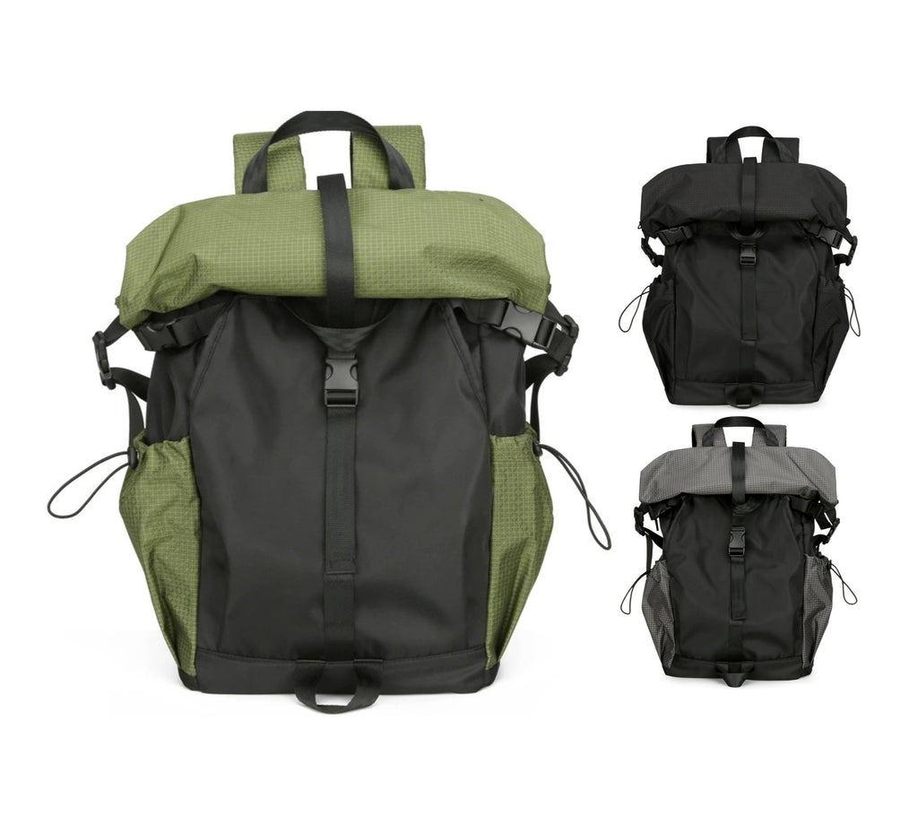 Rolltop-Rucksack für Herren – 20–35L erweiterbar, Laptop- &amp; Reisetasche | K001 