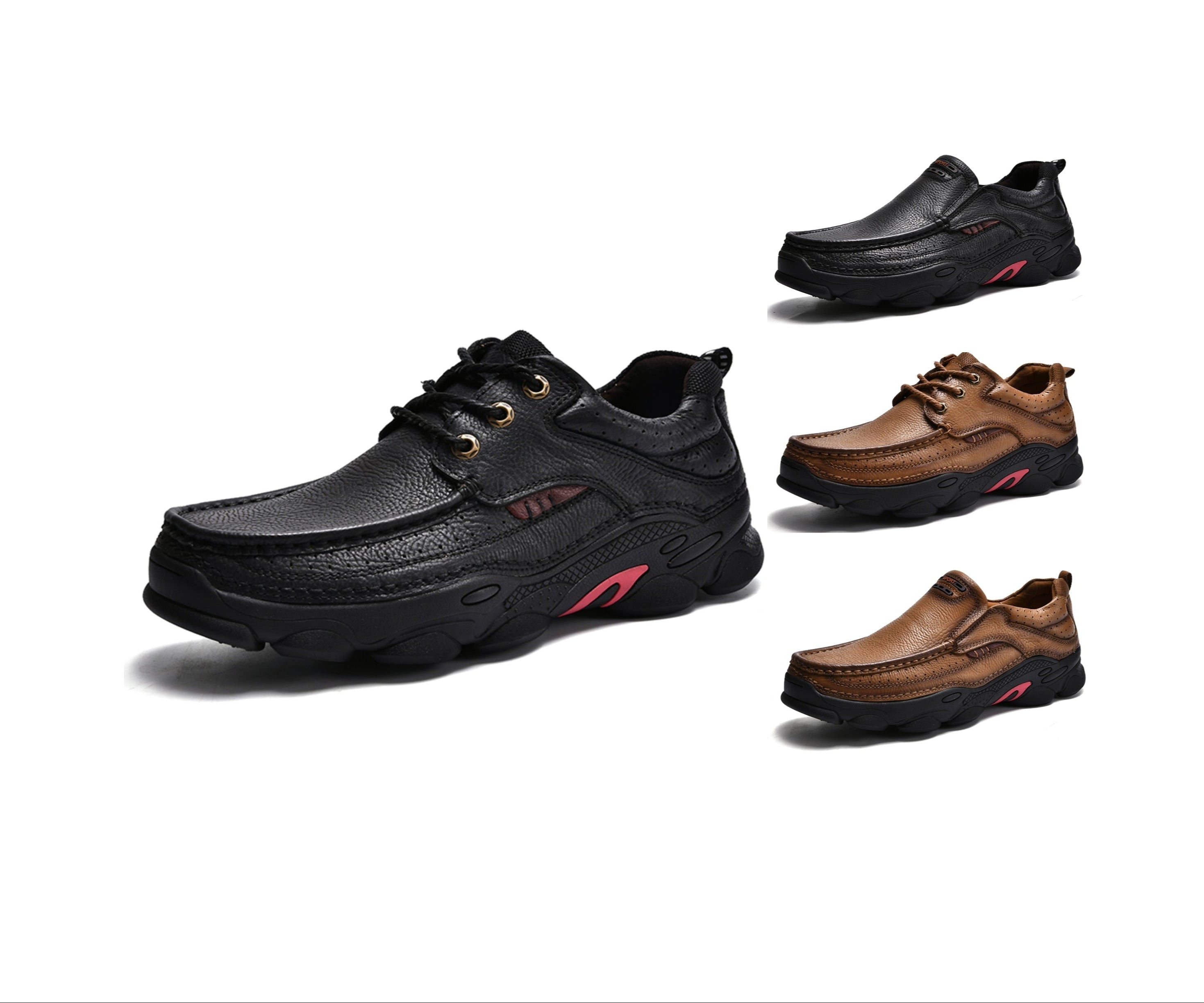Hochwertige, handgefertigte Herrenschuhe aus echtem Leder, bequem und stilvoll, fürs Büro, Freizeitschuhe | 3722 