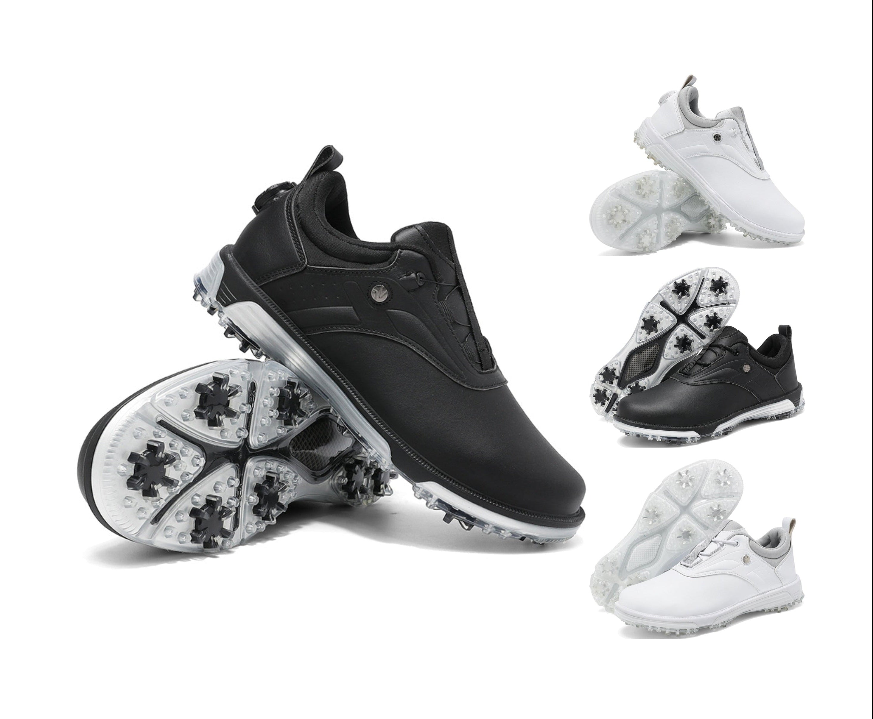 Men's & Women's Golf Shoes with Rotating Buckle | Waterproof Spike less Sneakers | Dedicated Golf & Casual Footwear | X13
